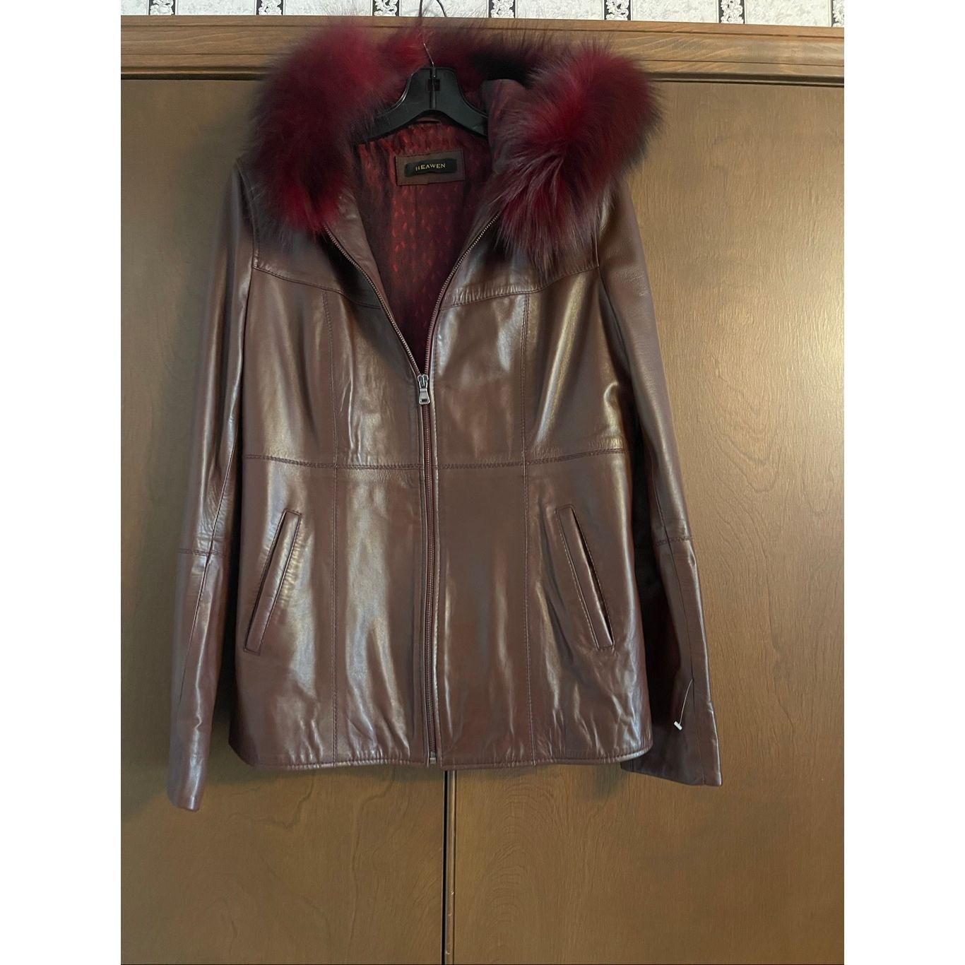 Real Leather And Fur Jacket